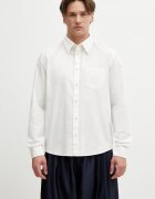 A.P.C. cămașă bărbați din bumbac și in