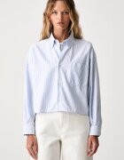A.P.C. cămașă de damă din bumbac chemise sophia button down logo