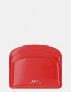 A.P.C. card-holder pentru femei din piele PORTE-CARTES DEMI-LUNE