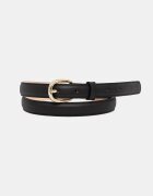 A.P.C. curea de piele CEINTURE ROSETTE