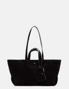 A.P.C. geantă shopper pentru femei din piele întoarsă LE DRUMMER