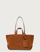 A.P.C. geantă shopper pentru femei din piele întoarsă LE DRUMMER