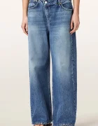 AllSaints blugi wide leg pentru femei AKI CROSSOVER JEAN