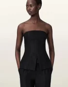 AllSaints bluză cu corset pentru femei din vâscoză CHARLEY