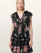 AllSaints bluză cu volane pentru femei din modal CANTO