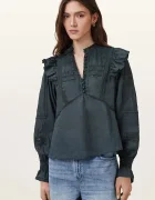 AllSaints bluza din bumbac HEATHER