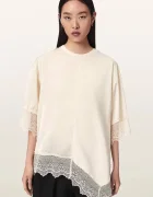 AllSaints bluză pentru femei din bumbac LENNY