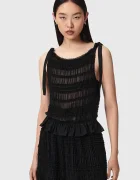 AllSaints bluză pentru femei din bumbac LOTUS