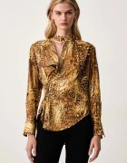 AllSaints bluză petrecută pentru femei din vâscoză ZELLIE