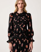 AllSaints bluză tip cămașă pentru femei din bumbac LAUREN