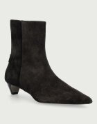 AllSaints botine cu toc jos pentru femei din piele întoarsă Piper Suede Boot