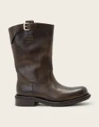 AllSaints botine pentru femei din piele Morris Pull On Boot