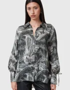 AllSaints camasa din amestec de matase LEYLA