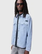 AllSaints camasa din velur CASTLEFORD