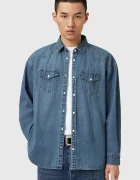 AllSaints cămașă jeans FENTON