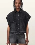 AllSaints cămașă pentru femei din denim ALBA