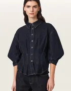 AllSaints cămașă pentru femei din denim NANCY