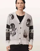 AllSaints cardigan pentru bărbați din bumbac BRAM CARDIGAN