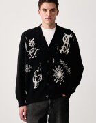 AllSaints cardigan pentru bărbați din bumbac STAGED