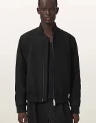 AllSaints geacă bomber pentru bărbați cu lână DECEIT
