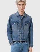 AllSaints geacă de blugi pentru bărbați din bumbac EXILE