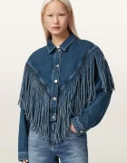 AllSaints geacă de blugi pentru femei din denim MARLENE