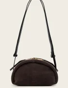 AllSaints geantă crossbody pentru femei din piele întoarsă ROSALIE
