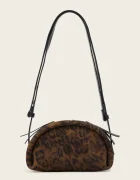 AllSaints geantă crossbody pentru femei din piele întoarsă ROSALIE