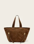 AllSaints geantă shopper pentru femei din piele întoarsă JEAN