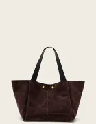AllSaints geantă shopper pentru femei din piele întoarsă ROSALIE