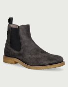 AllSaints ghete scurte pentru bărbați din piele întoarsă Clive Chelsea Boot