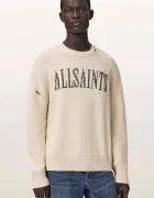 AllSaints hanorac oversized pentru bărbați din bumbac CROSSED