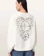AllSaints hanorac pentru femei cu bumbac ESME