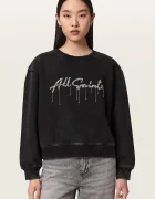 AllSaints hanorac pentru femei din bumbac CHAINS PIPPA