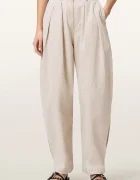 AllSaints pantaloni baggy pentru femei din bumbac BECCA