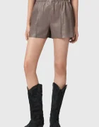 AllSaints pantaloni scurți pentru femei din piele FRAN