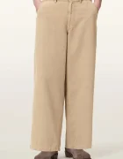 AllSaints pantaloni wide leg bărbați bumbac JACKSON