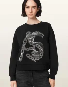 AllSaints pulover pentru femei cu bumbac LINX PIPPA