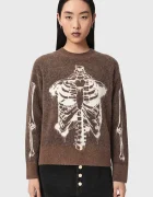 AllSaints pulover pentru femei cu lână merino RIBSPILL