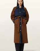 AllSaints trenci pentru femei cu bumbac DAYLY TRENCH
