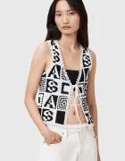 AllSaints vestă din bumbac FLORENCE