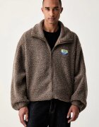 American Vintage hanorac cu fermoar pentru bărbați din polar