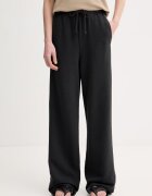 American Vintage pantaloni de trening pentru femei din bumbac cu elastan