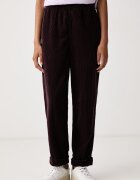 American Vintage pantaloni pentru femei din catifea reiată
