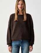 American Vintage pulover pentru femei cu amestec de lână PULL ML COL BATEAU