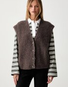 American Vintage vestă pentru femei cu amestec de lână