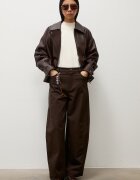 Answear.LAB pantaloni wide leg pentru femei cu bumbac