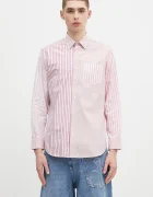 Aries cămașă din bumbac Patchwork LS Shirt