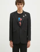 Aries sacou din lana Single Breasted Tailored Jacket