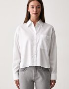Armani Exchange cămașă de damă din bumbac